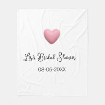 Cœur rose pastel rétro date de mariage bohème te