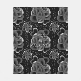 Couverture Polaire Coeurs beaucoup Motif