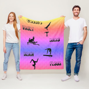 Couverture Polaire Coffre de gymnastique, Bars, Poutres, Plancher Cou