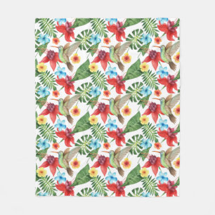 Couverture Polaire Colibri tropical