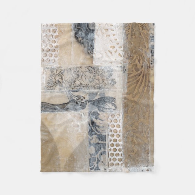Couverture Polaire Collage de dentelle I (Devant)
