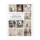 Collage de photos commémoratives pour animaux de c