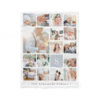 Collage de photos de brouillard gris