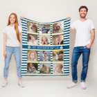 Collage de photos de famille 12 photos Nom des ban