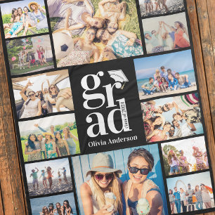 Couverture Polaire Collage photo de grade multiple Souvenirs