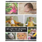 Collage photo personnalisé 7 Nous vous aimons gran