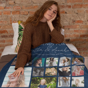Couverture Polaire Collage photo personnalisé BBF 24