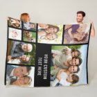 Collage photo personnalisé noir