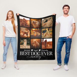 Couverture Polaire Collage photo Pet Memorial