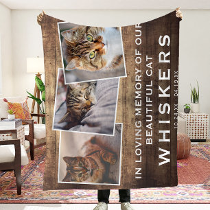 Couverture Polaire Collage photo pour animaux de compagnie Chat/Chien