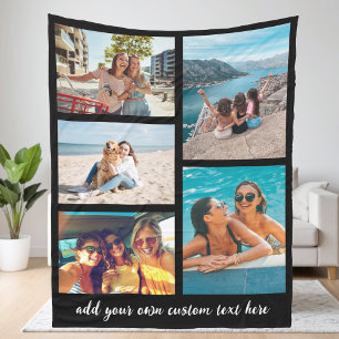 Couverture Polaire Collage photo simple 5
