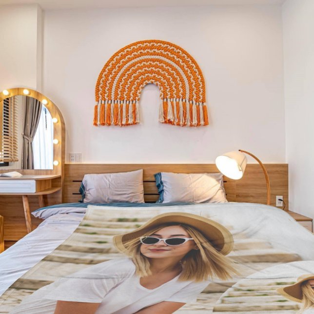 Couverture Polaire Collage photo simple et moderne (Créateur téléchargé)