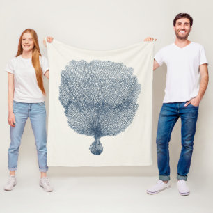 Couverture Polaire Collection côtière dans l'indigo VI