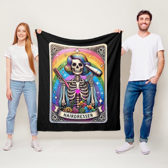 Couverture Polaire Collection de cartes de tarot de coiffeur (En situation)