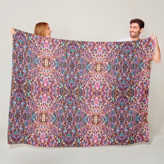 Couverture Polaire Collection Holographique Opal Parties scintillant  (En situation)