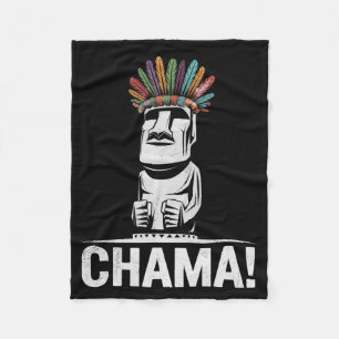 Couverture Polaire Combattant Chama Fan de MMA Jjb Boxe Muay Thai Kic