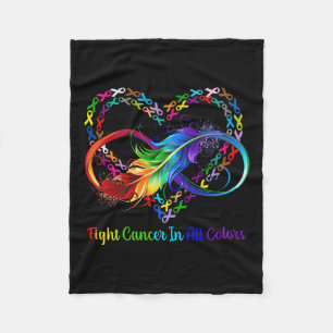 Couverture Polaire Combattre Le Cancer Dans Toutes Les Couleurs Ruban