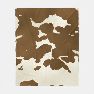 Couverture Polaire Comment maintenant vache (taches brunes)