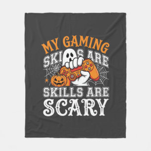Couverture Polaire Compétences de jeu Halloween sont un contrôleur fa