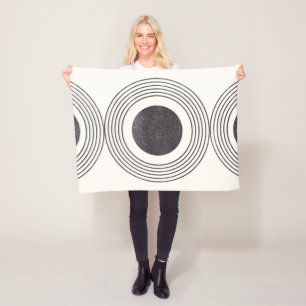 Couverture Polaire Composition des cercles Abstraits
