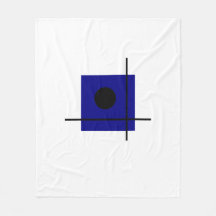 Composition géométrique Bauhaus Art Blue