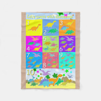 Couverture Polaire Comptons les numéros de dinosaures que 1-10