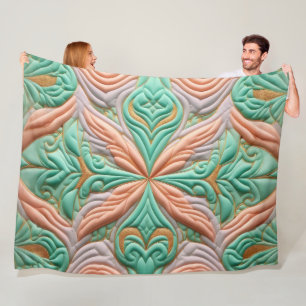 Couverture Polaire Conception abstraite composée