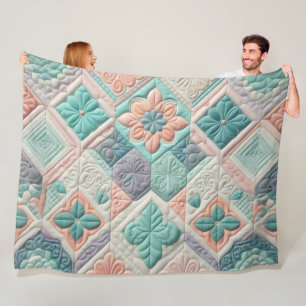 Couverture Polaire Conception abstraite composée