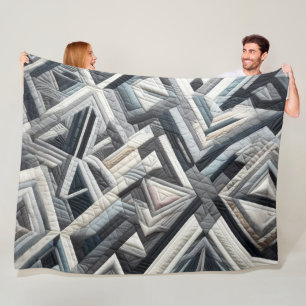 Couverture Polaire Conception abstraite composée