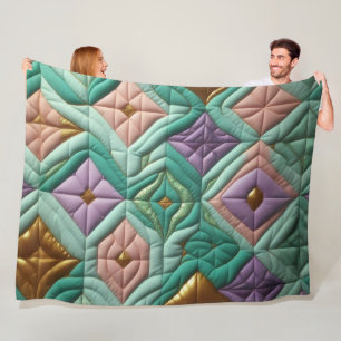 Couverture Polaire Conception abstraite composée