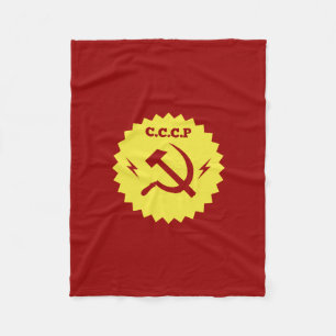 Couverture Polaire Conception communiste d'insigne de CCCP