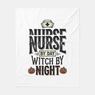 Couverture Polaire Conception de chemise Halloween Sorcière de nuit I