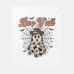 Couverture Polaire Conception de fantôme occidental Halloween Boo Yal
