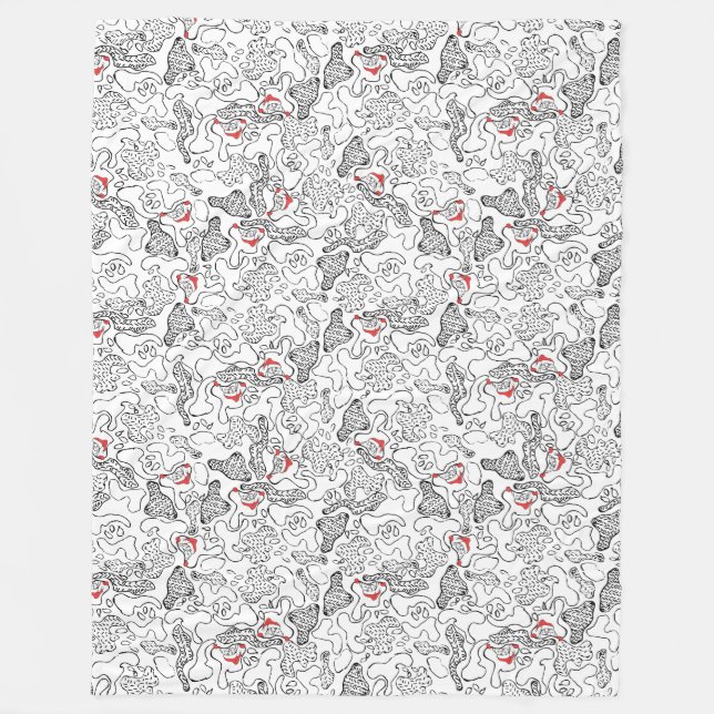 Couverture Polaire Conception de ligne simple (Devant)
