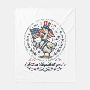 Couverture Polaire Conception de T-shirt Patriotique Vintage Independ