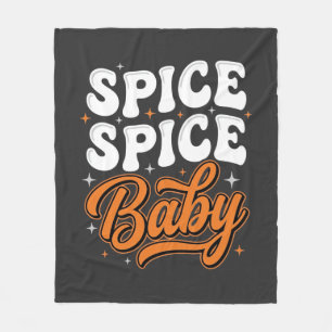 Couverture Polaire Conception de typographie rétro Halloween Spice Sp