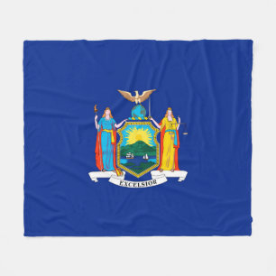 Couverture Polaire Conception du drapeau de l'État de New York