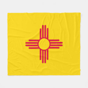 Couverture Polaire Conception du drapeau de l'État du Nouveau-Mexique