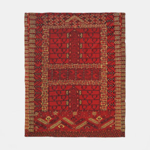 Couverture Polaire Conception turkmène antique