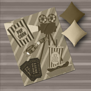Couverture Polaire Conception vintage d'appui verticaux de salle de