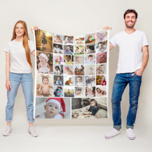 Couverture Polaire Concevez votre propre affiche de collage photo 35