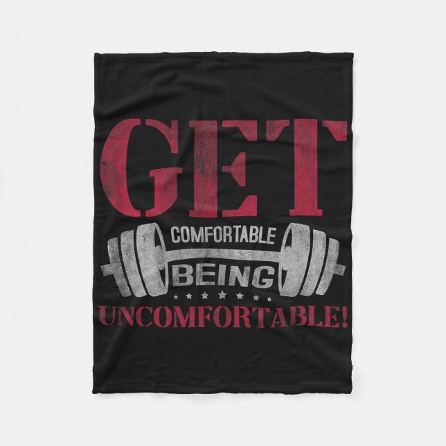 Couverture Polaire Confort Être inconfortable Salle De Fitness Bo (Devant)
