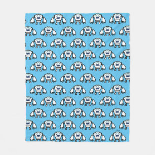 Couverture Polaire congelé  Marshmallow 8 bits