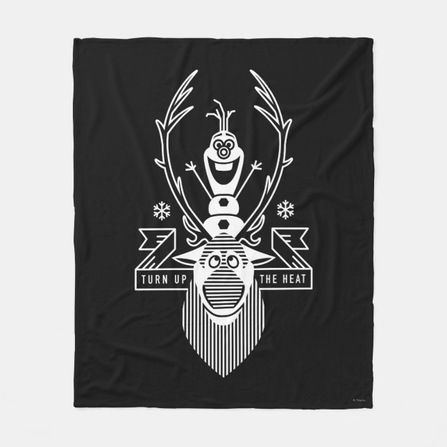 Couverture Polaire congelé| Olaf et Sven (Devant)