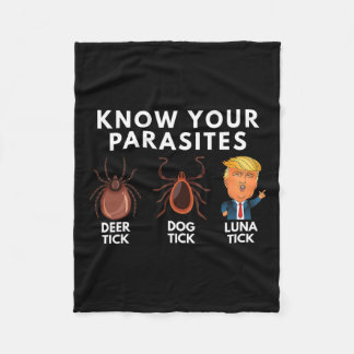 Couverture Polaire Connaissez Vos Parasites Deer Tick Dog Tick Luna T