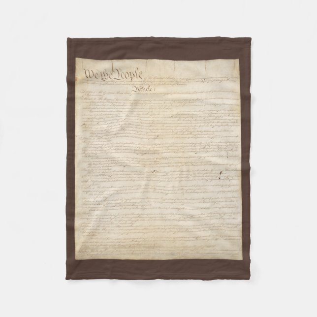 Couverture Polaire Constitution des États-Unis, Nous le peuple (Devant)