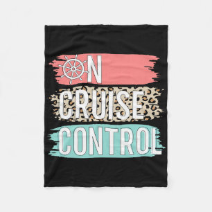 Couverture Polaire Contrôle De Croisière Leopard Drôle Vacances D'Été