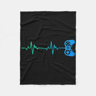 Couverture Polaire Contrôleur De Jeu Vidéo Cool De Heartbeat Pour Ner