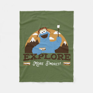 Couverture Polaire Cookie Monster   Explorer plus S'mores