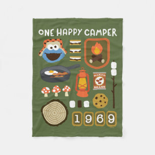 Couverture Polaire Cookie Monster   Un Camper Heureux